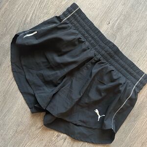 Puma Black Athletic Shorts For Women Size M Pre-owned
